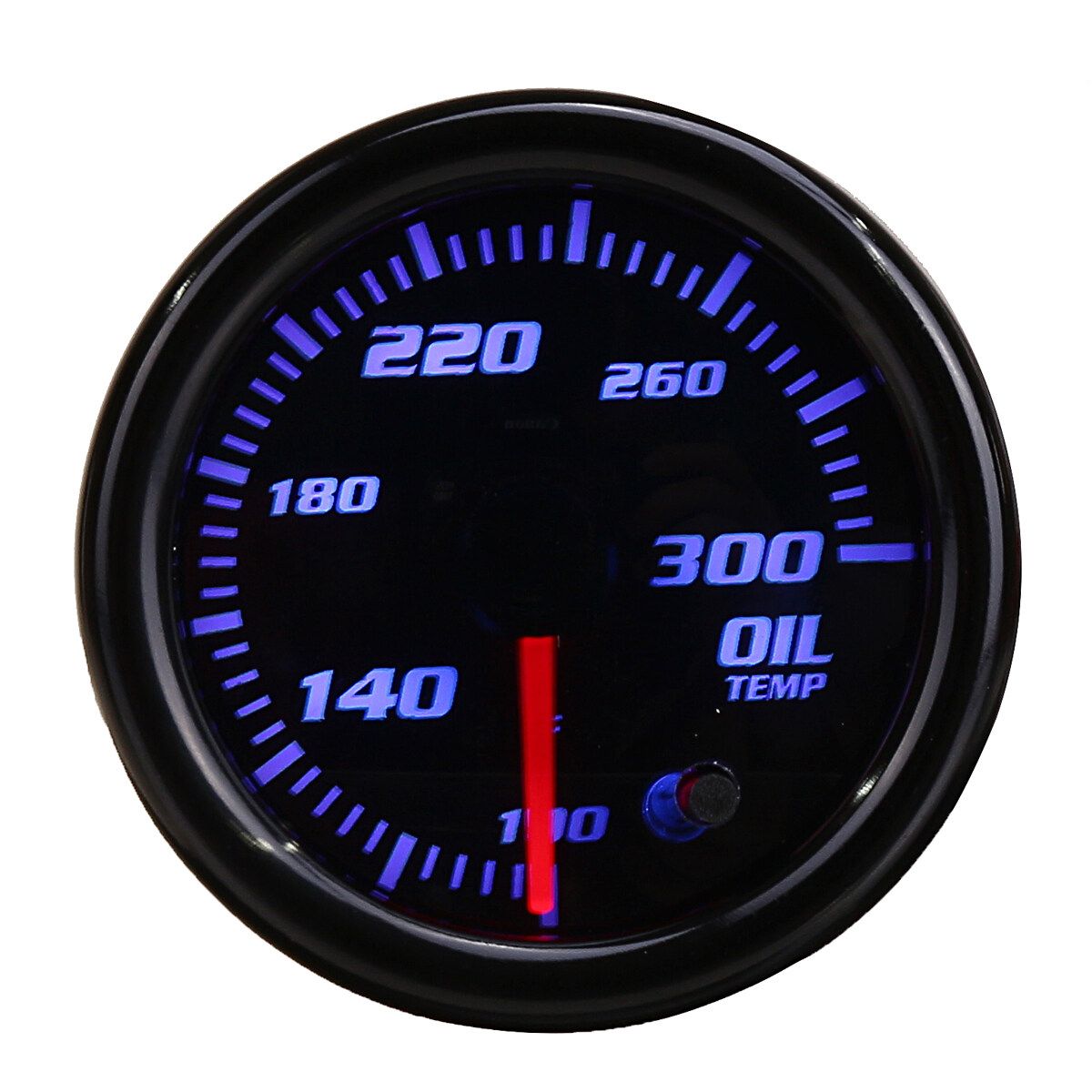Universal 2'' 52mm Car Oil Temperature Temp Meter 7- LED Display