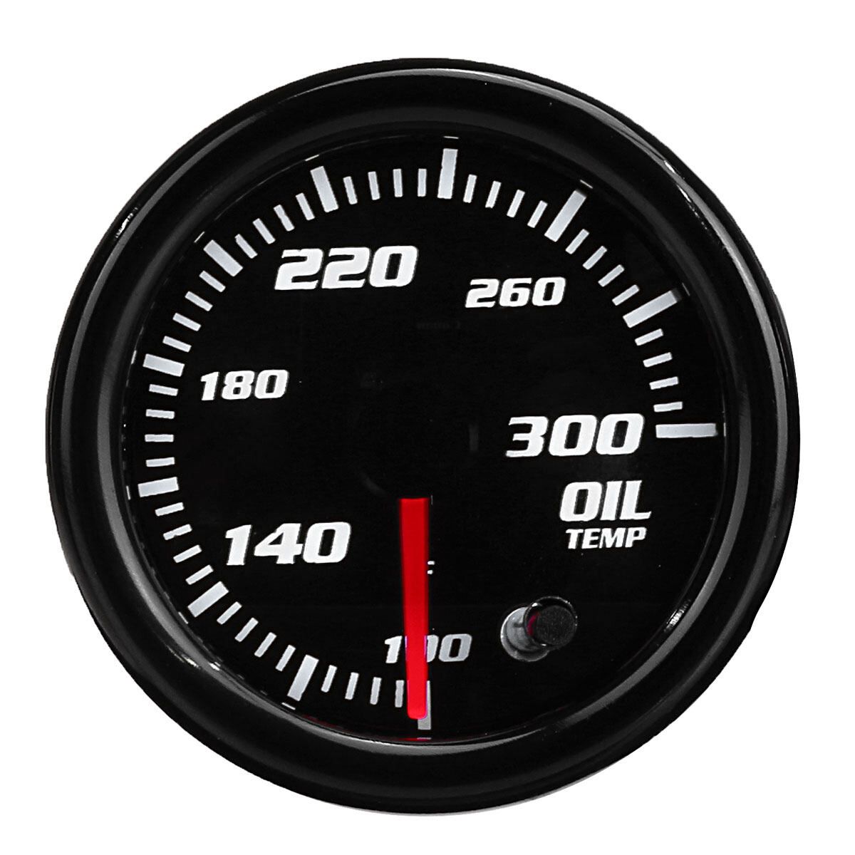 Universal 2'' 52mm Car Oil Temperature Temp Meter 7- LED Display