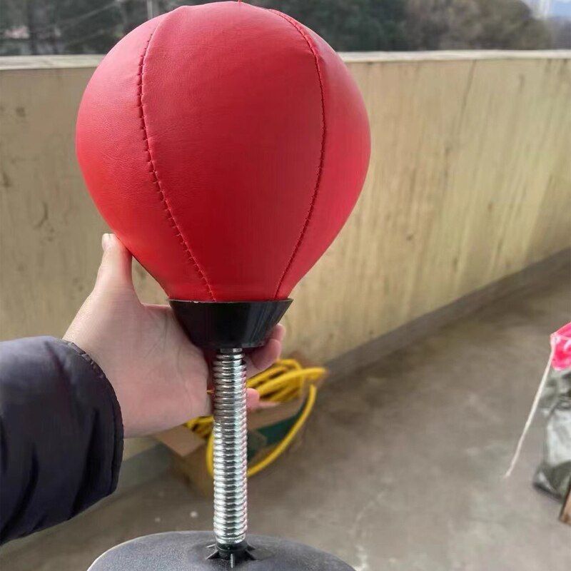 Portable Desk Punch Bags With Suction Cup Desktop Stand Up Boxing Ball For Home Office Pressure