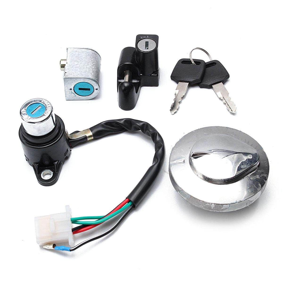Ignition Switch Gas Cap Seat Lock Key For Honda CMX250 Rebel CA125 95-99