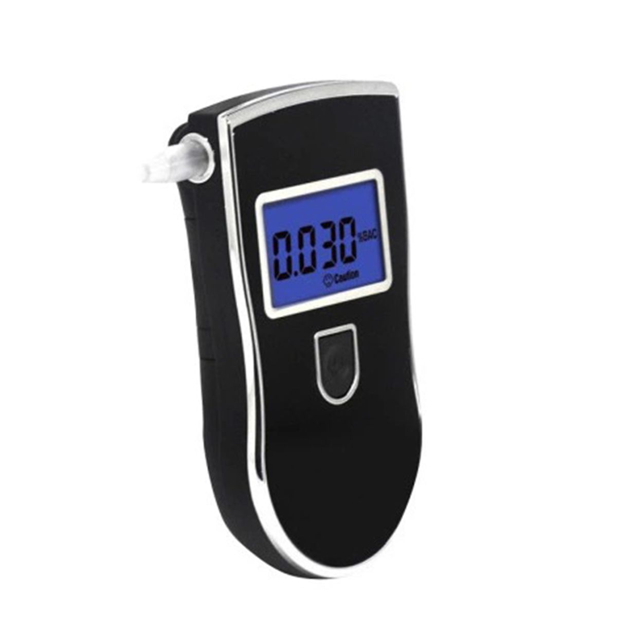 Alcohol Tester, Handheld Breathalyzer With Blue Backlight