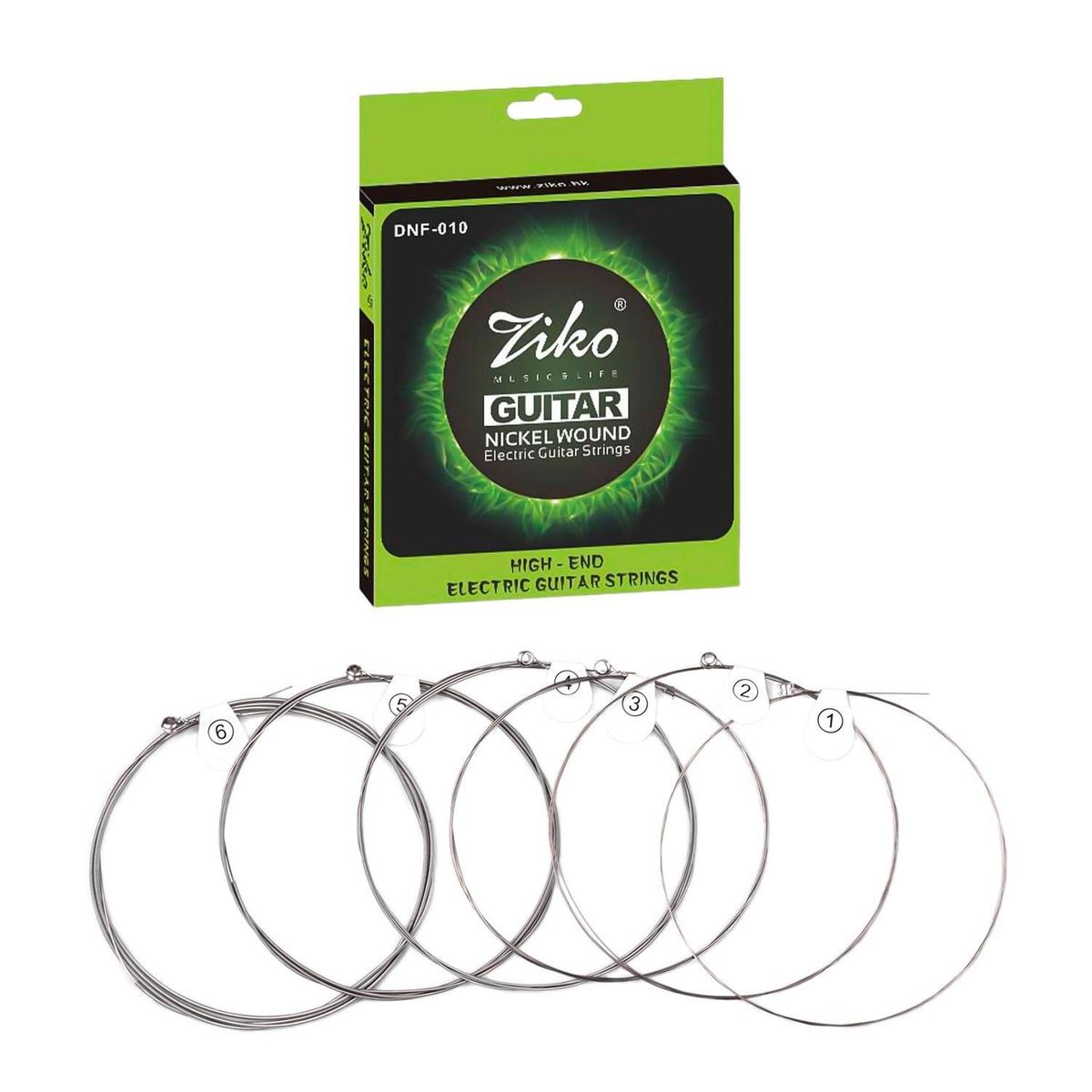 Electric Guitar Strings Hexagon Alloy Wire Nickel Wound Bright Corrosion Resistant 6 Strings Set (.010-.046) Extra Light Special
