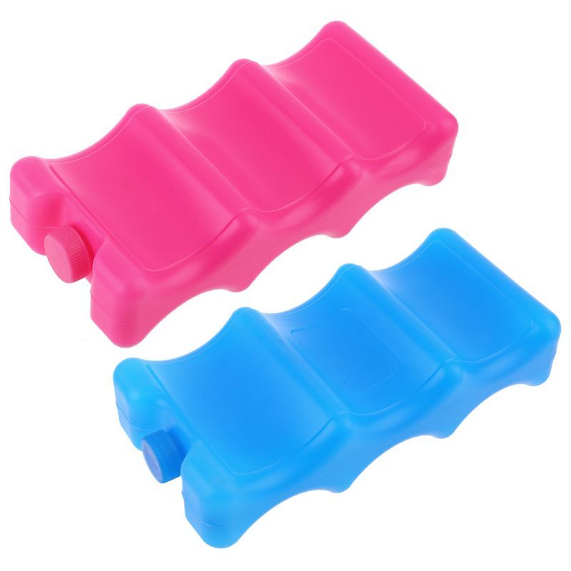 600ml Reusable Ice Brick Ice Block Ice Pack Cooler Milk