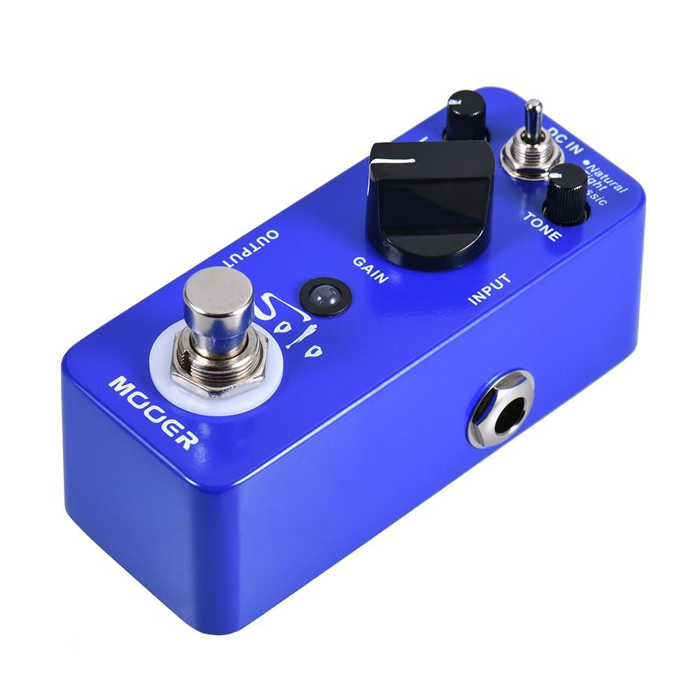 MOOER SOLO Distortion Guitar Effect Pedal High-gain True Bypass Full Metal Shell