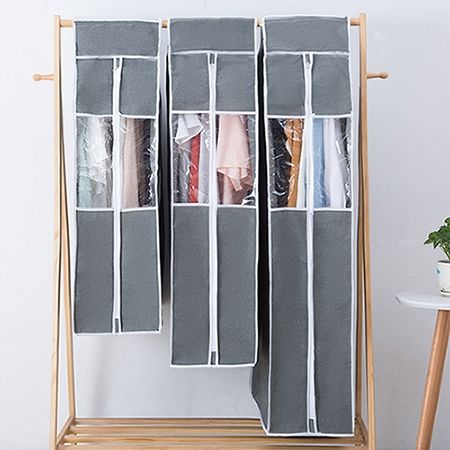 60x120cm Three-dimensional Waterproof Dustproof Clothes Cover Suit Dress Coat Garment Case Bag