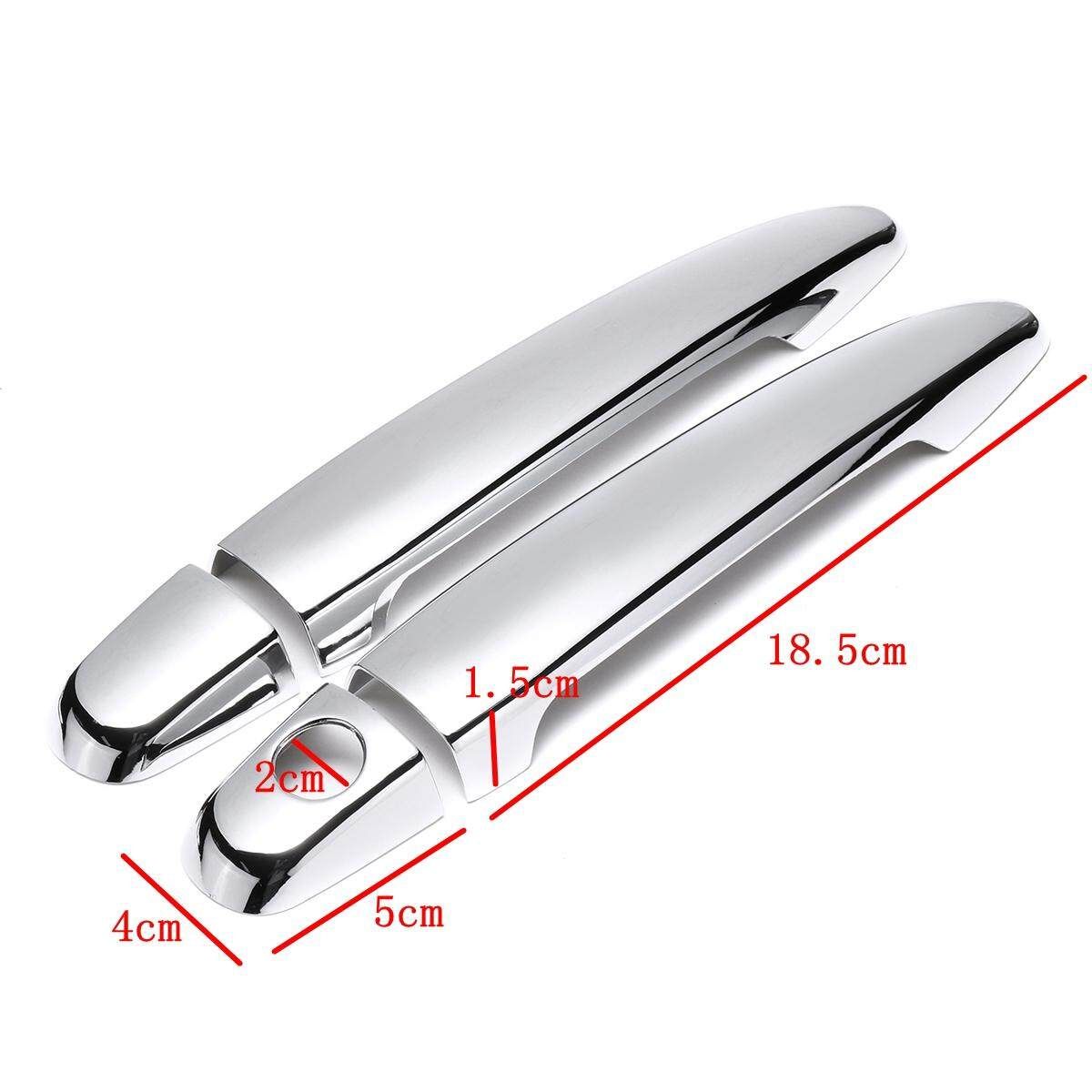 8pcs Set ABS Chrome Door Handle Covers For To*yo*ta Highlander Avalon Lexus GX470