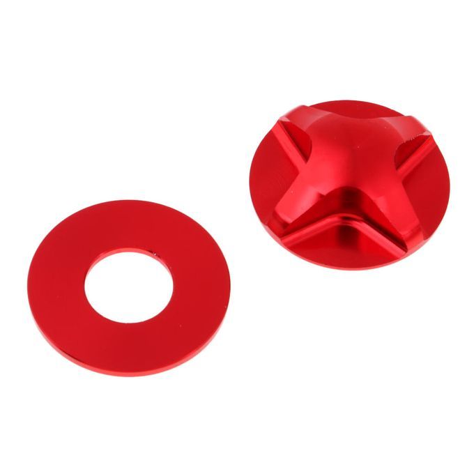 Mountain Road Bike Gas Value Cover MTB Front Fork Cap Protector Red