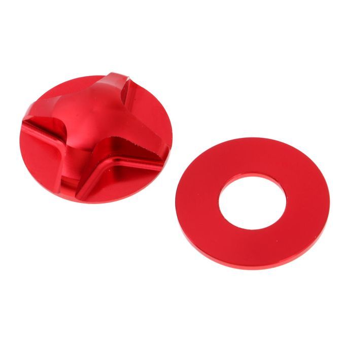 Mountain Road Bike Gas Value Cover MTB Front Fork Cap Protector Red