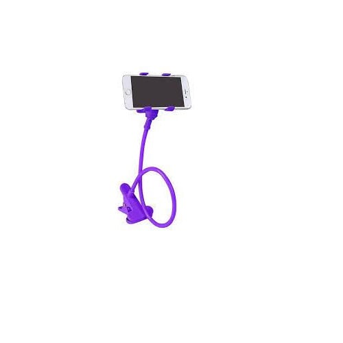 Lazy Bracket Flexible Mobile Phone Holder -Purple