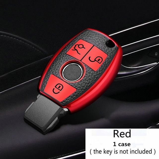 Tpu Car Key Fob Cover Case Holder Shell For Mercedes Benz W
