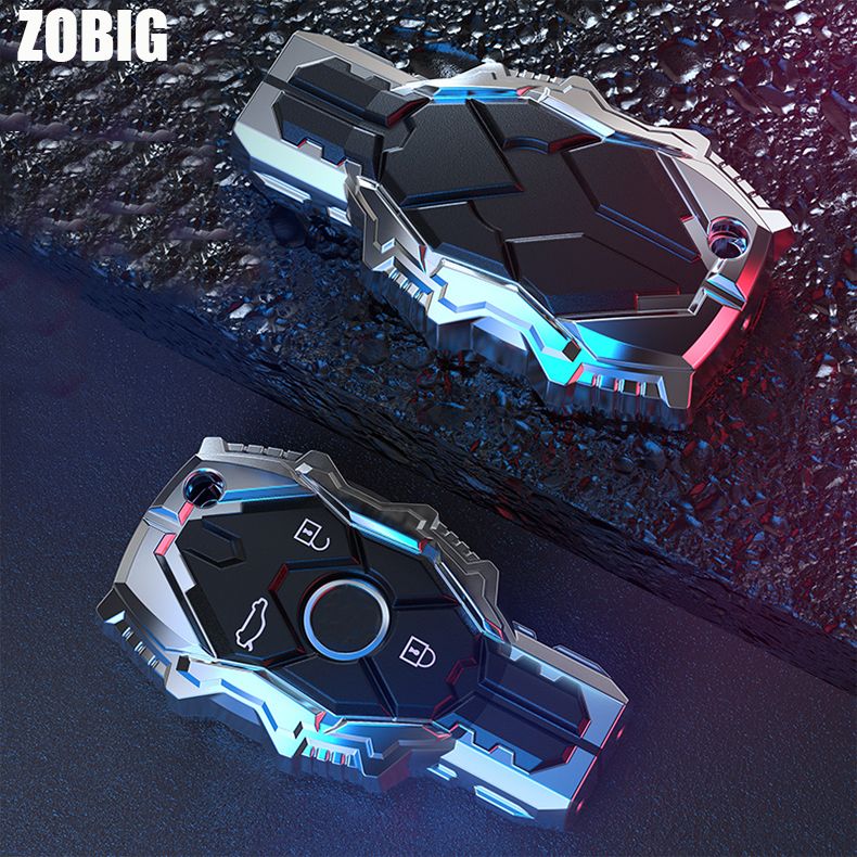 Zobig For Mercedes Benz Key Fob Cover Key Case Cover With C