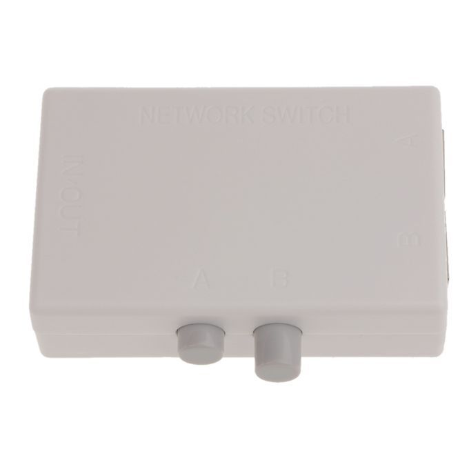 Mini MTVIKI 2Port Fast Ethernet Switch 100Mbps Desktop PC Fast Speed