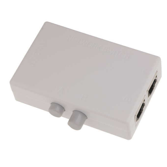 Mini MTVIKI 2Port Fast Ethernet Switch 100Mbps Desktop PC Fast Speed