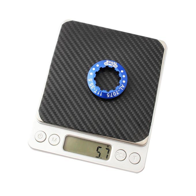 Bike Cassette Cover Lock Ring Alloy Flywheel Ring Dustproof Cog Blue