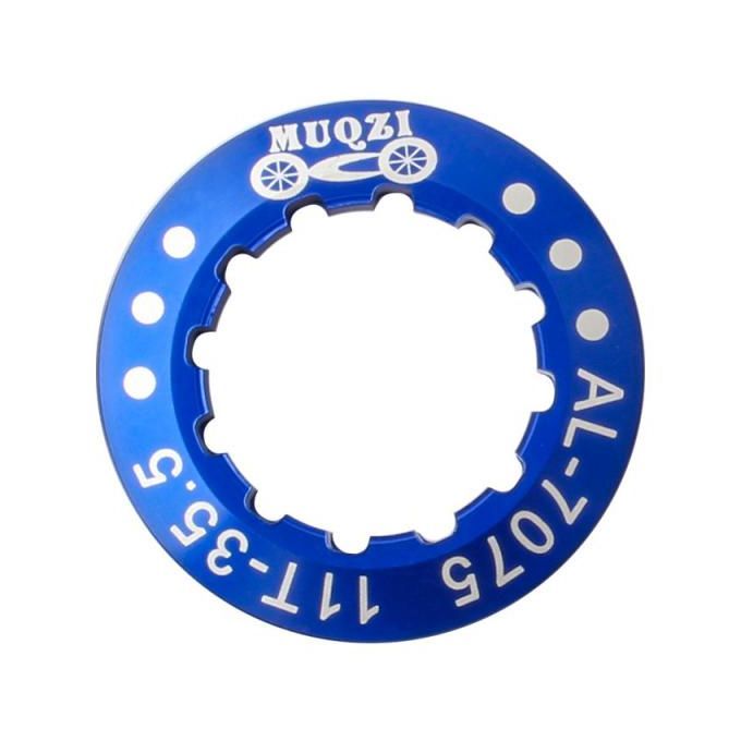 Bike Cassette Cover Lock Ring Alloy Flywheel Ring Dustproof Cog Blue
