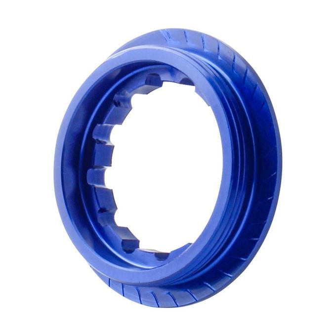 Bike Cassette Cover Lock Ring Alloy Flywheel Ring Dustproof Cog Blue