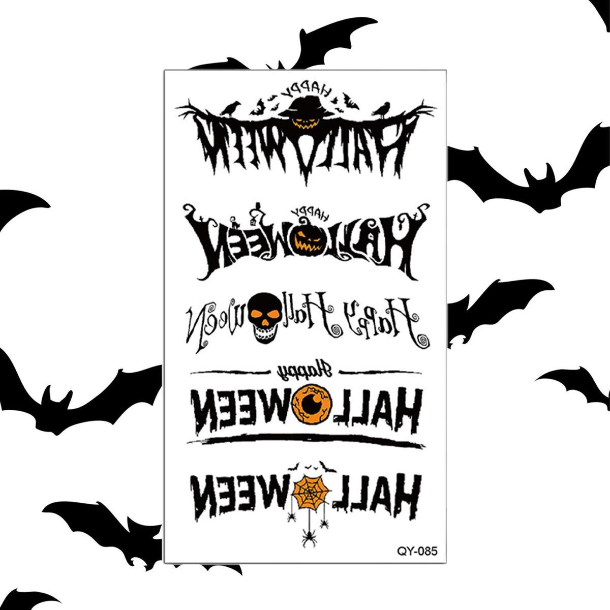 Paperback Sticker Horror Waterproof Halloween Fake Style A