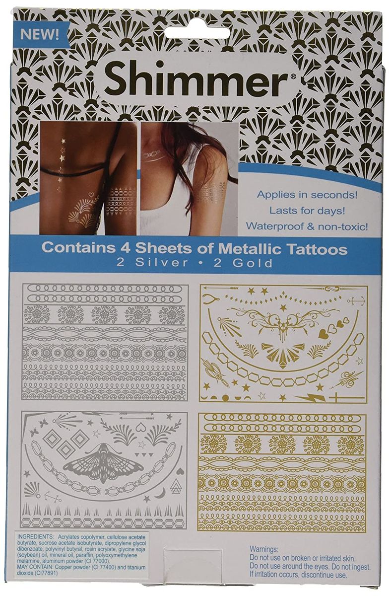 New Metallic Jewelry Tattoos