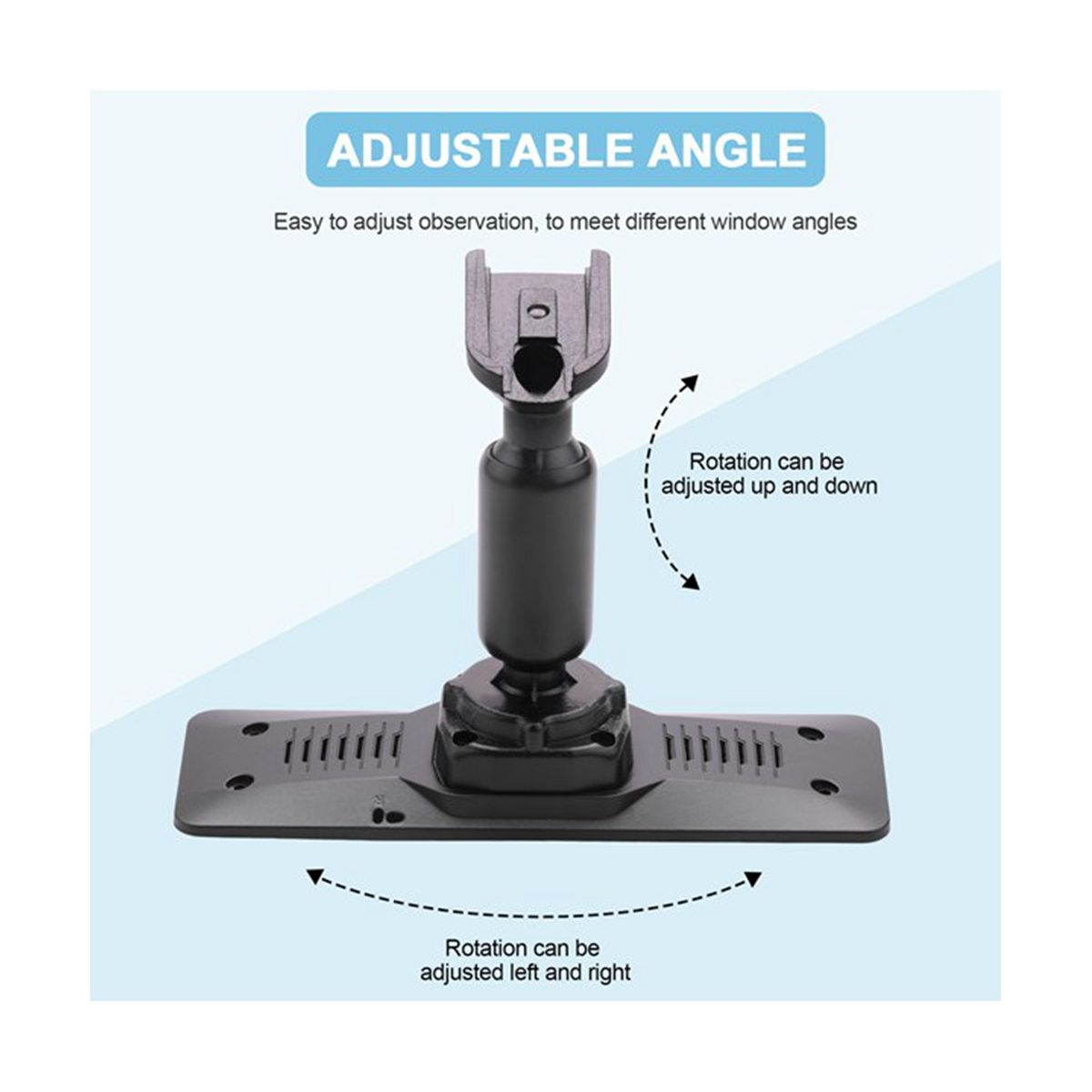 2 x Interior Rear View Mirror Back Panel Mounting Bracket for Car DVR