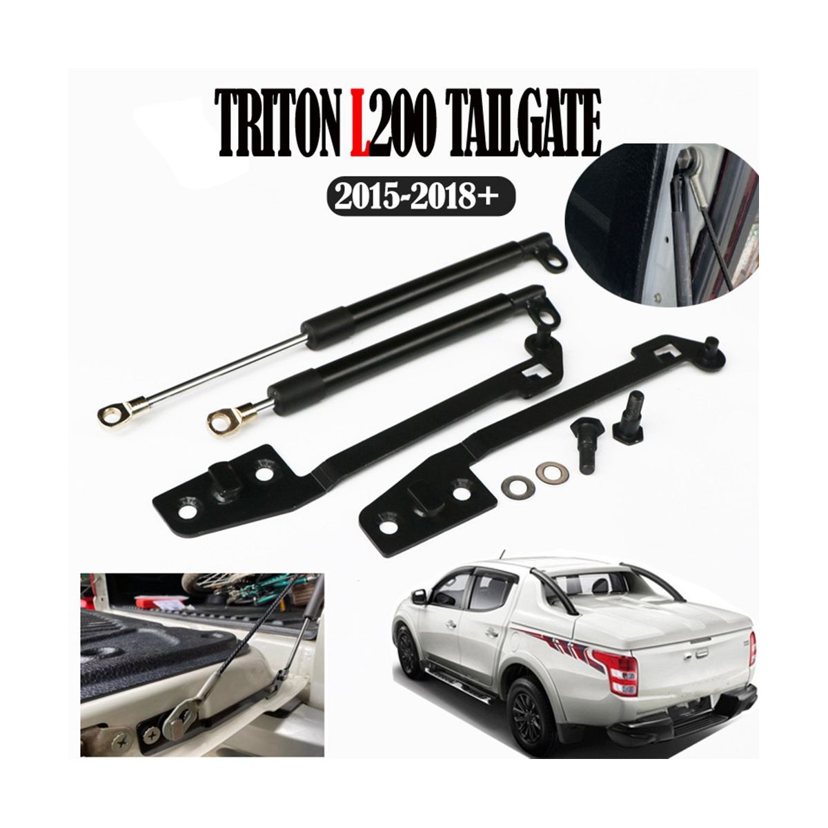 Car Rear Slow Support Rod Strut Bar Gas Shock Damper for