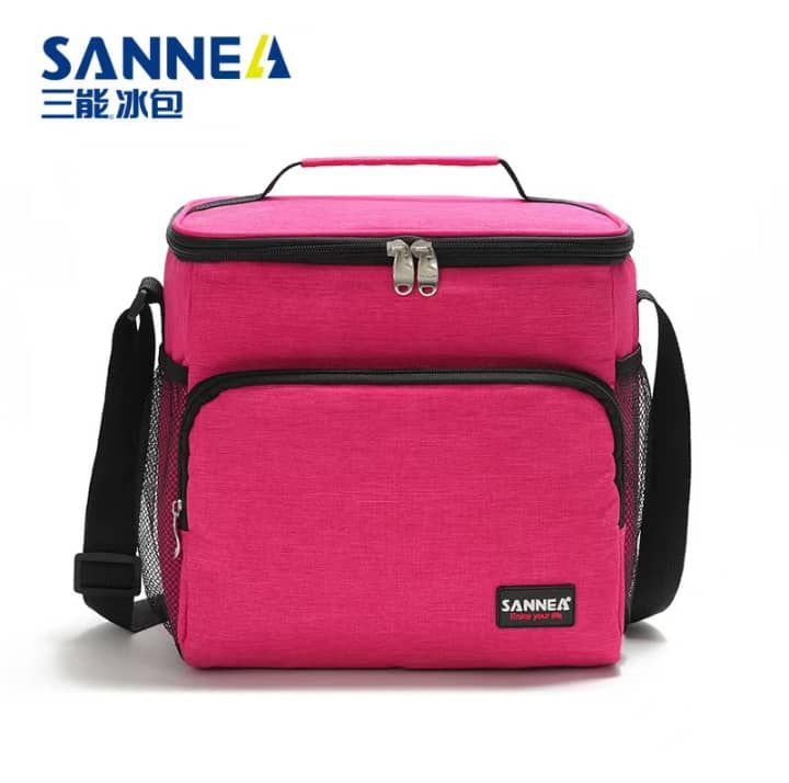 INSULATED LUNCH BAG (PINK COLOR)