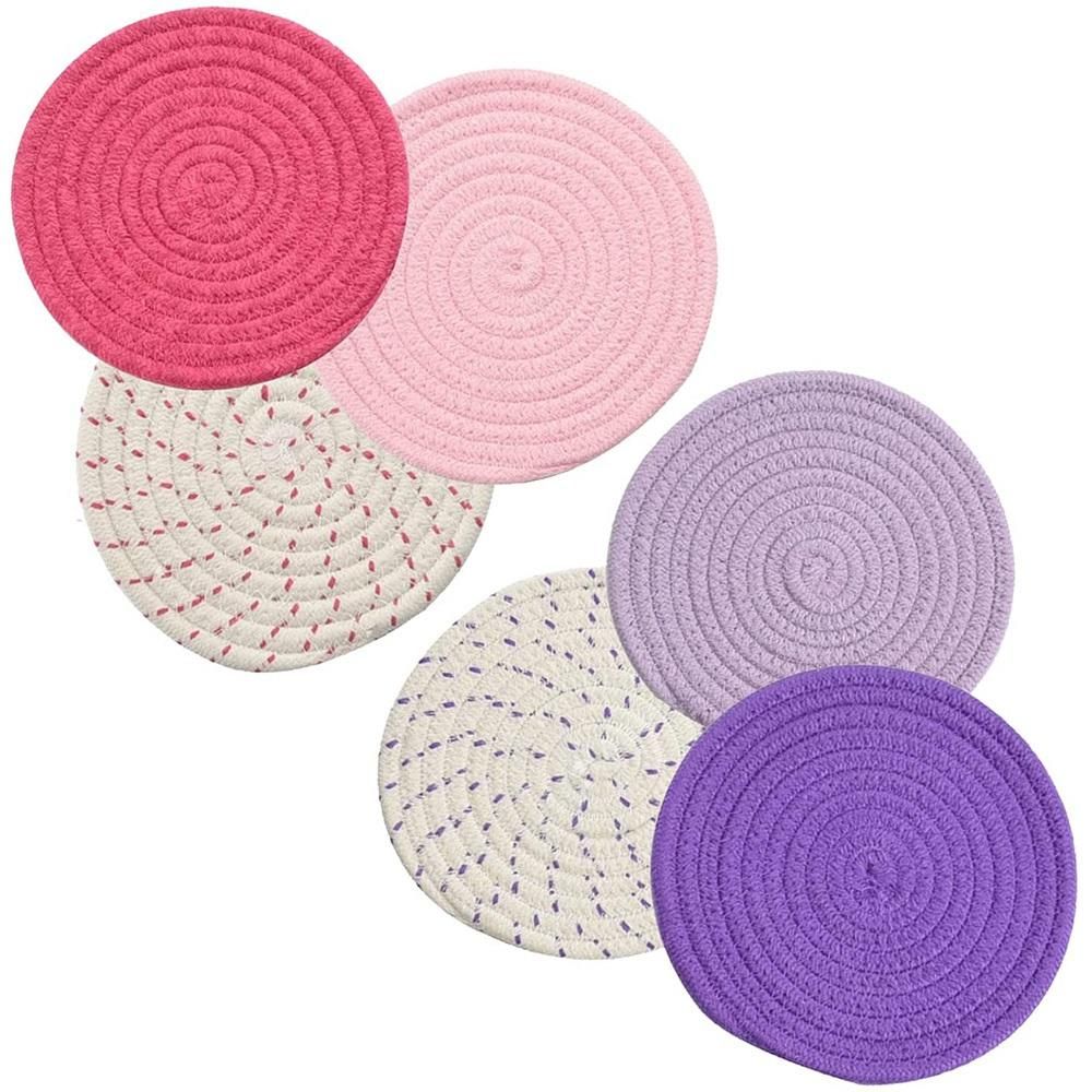 6Pcs Kitchen Pot Holder Tripod Set Heat Pads,for Cooking and