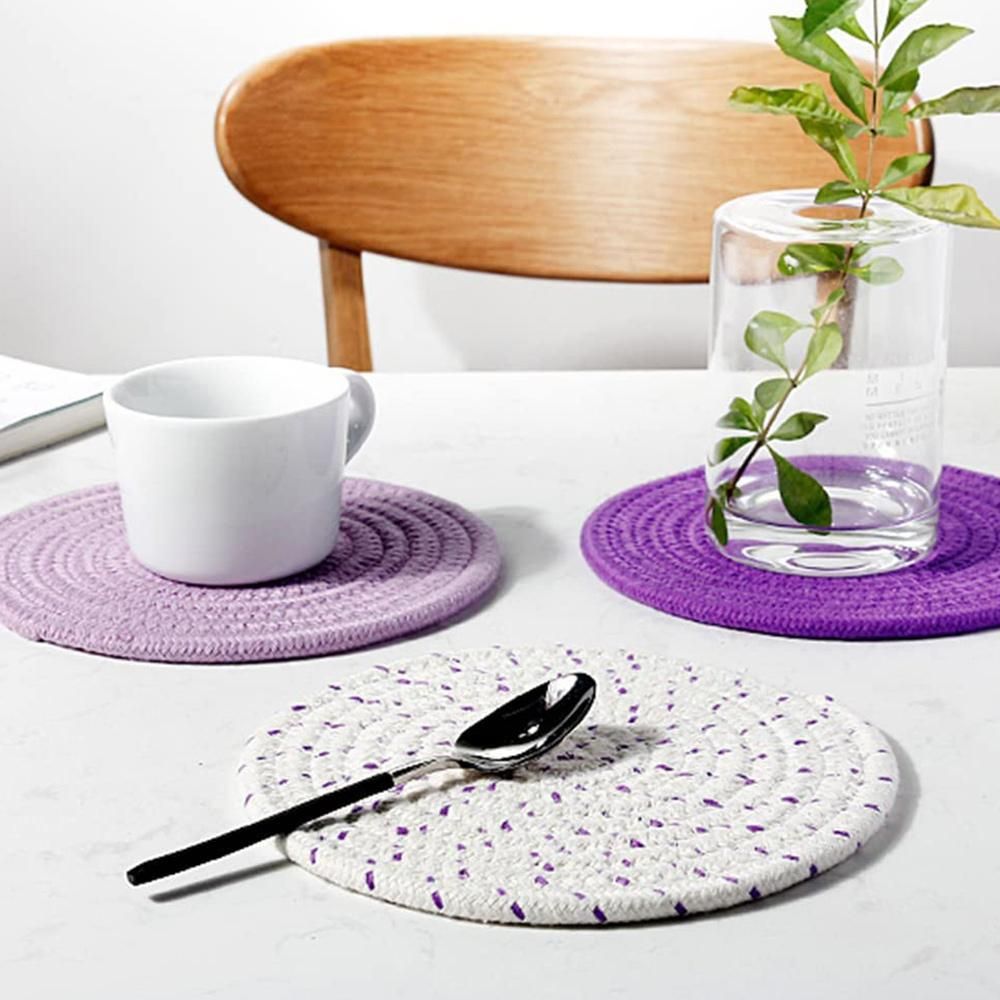 6Pcs Kitchen Pot Holder Tripod Set Heat Pads,for Cooking and
