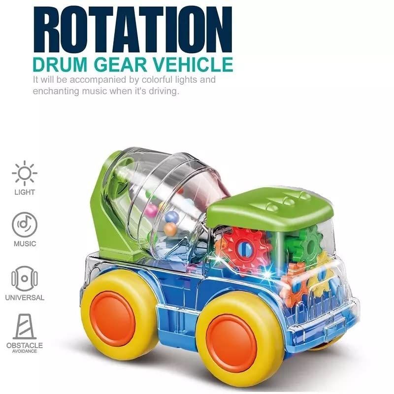 Gear Simulation Mechanical Rotation Car With Sound And Light