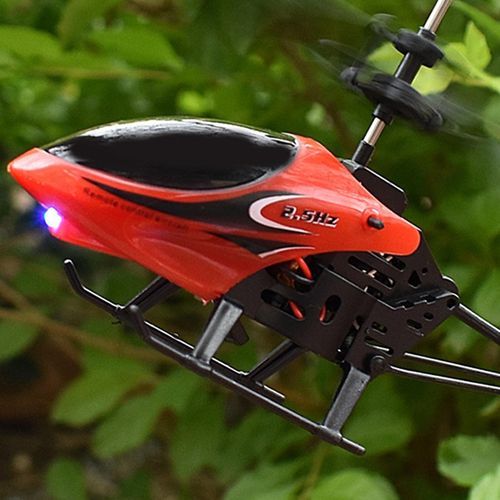 RC Helicopter With Light Electric Flying Toy Aircraft Game Adults Kids Toys Gifts