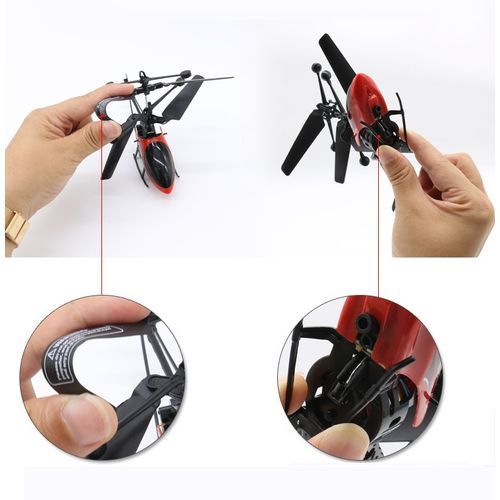 RC Helicopter With Light Electric Flying Toy Aircraft Game Adults Kids Toys Gifts