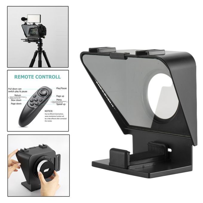 Teleprompters For Tablets Fit For IOS Android TC1   6.7x6.5x4inch