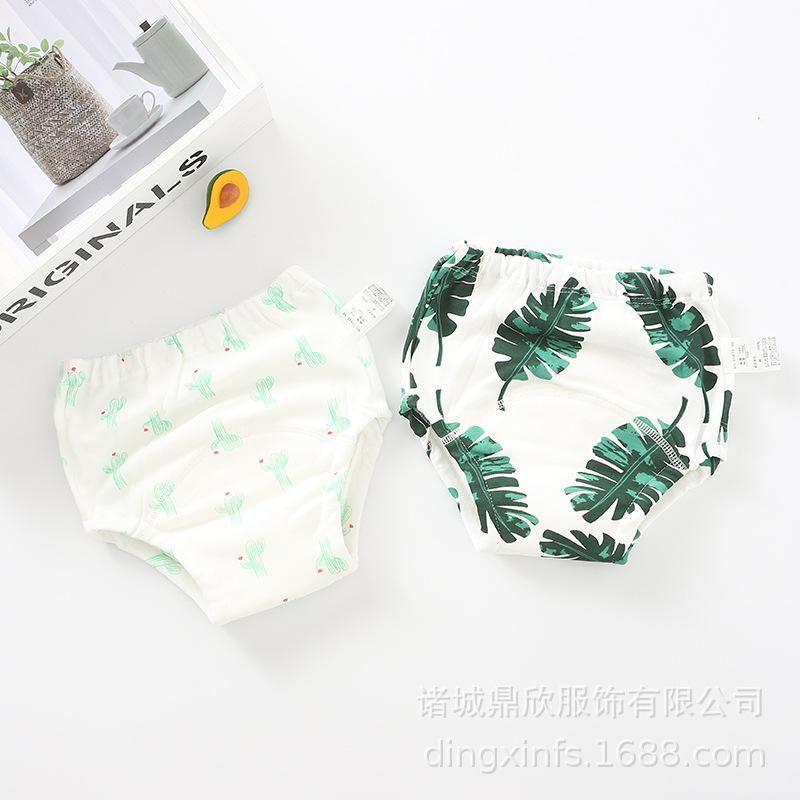Baby Training Pants Factory Direct Sales Baby Four-Layer Gauze Training Pant Newborn Washa