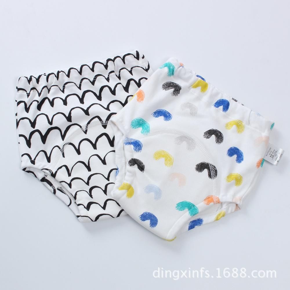 Baby Training Pants Factory Direct Sales Baby Four-Layer Gauze Training Pant Newborn Washa