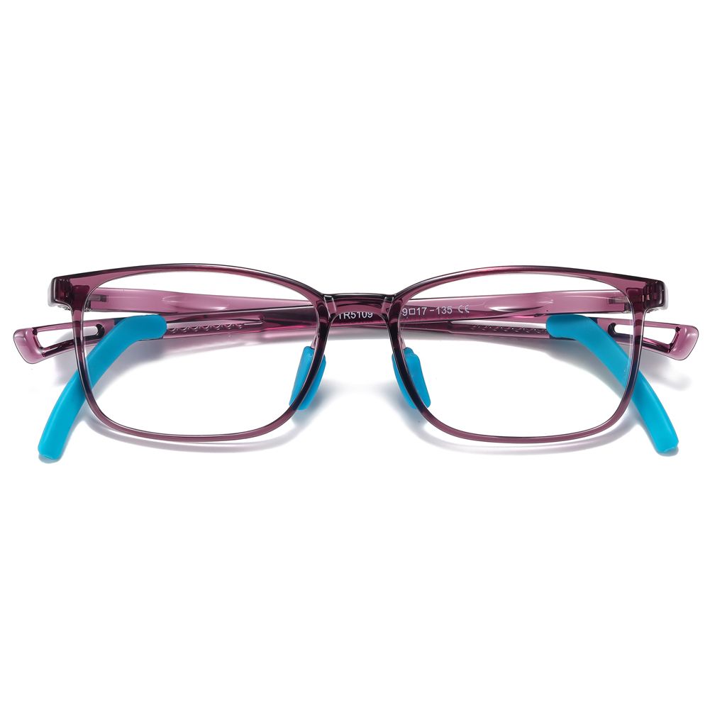 Kids Blue Light Blocking Computer Glasses Rectangle Eyewear
