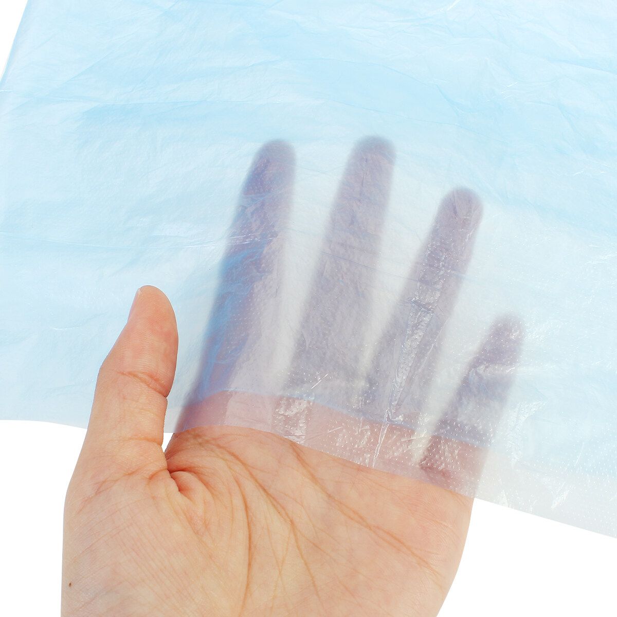 100 PCS Disposable Plastic Aprons Blue Waterproof Oil Proof Kitchen Cooking 60X100 CM