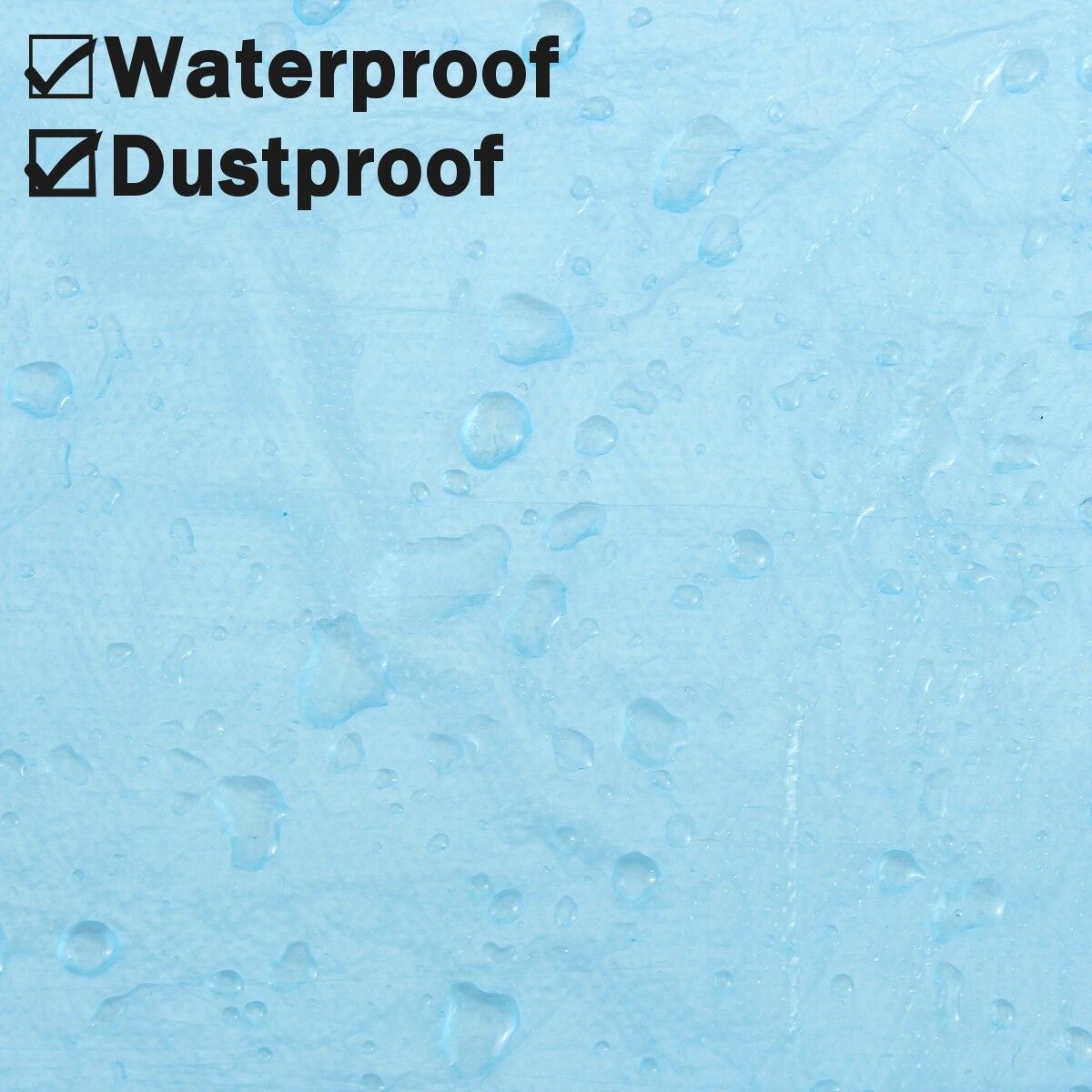 100 PCS Disposable Plastic Aprons Blue Waterproof Oil Proof Kitchen Cooking 60X100 CM