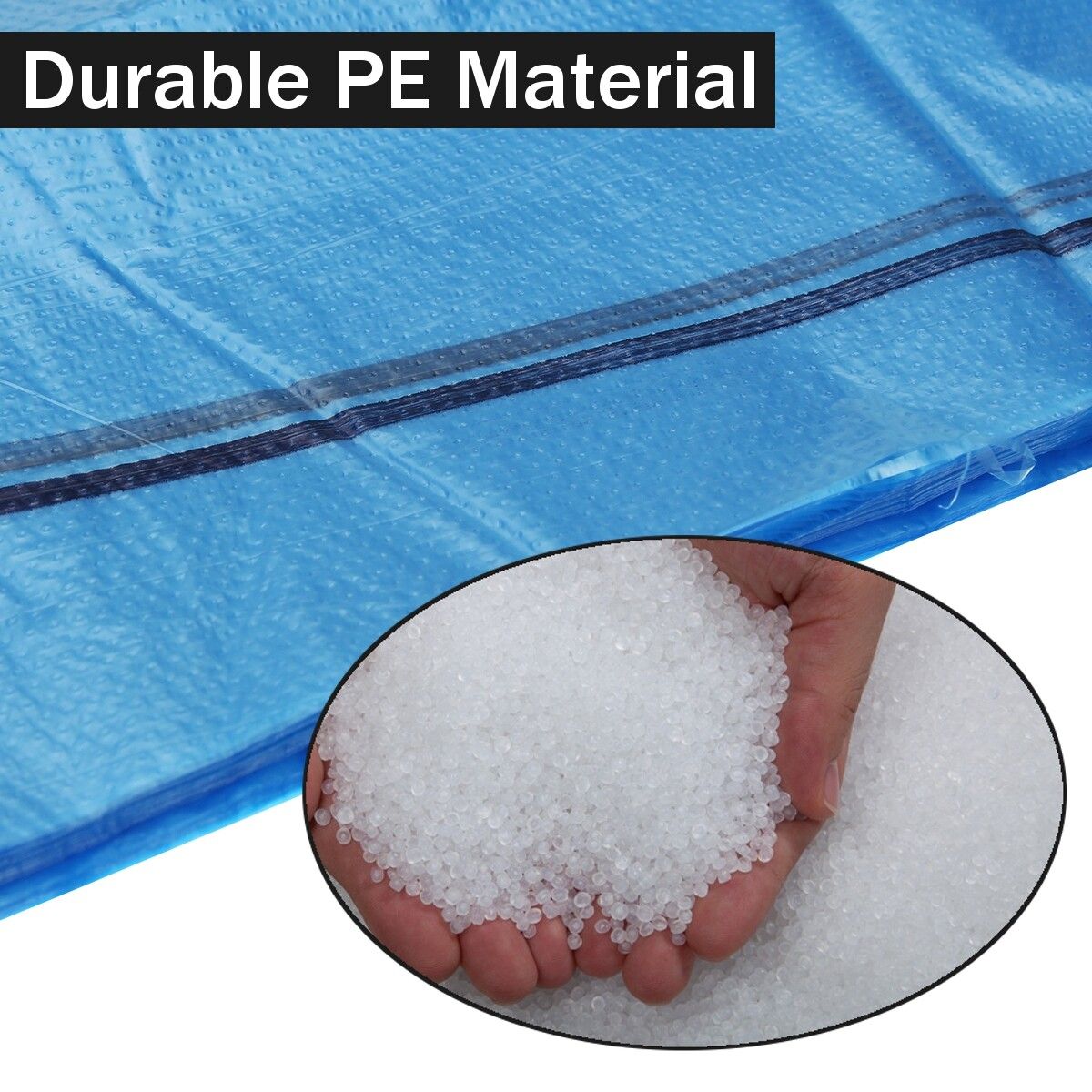 100 PCS Disposable Plastic Aprons Blue Waterproof Oil Proof Kitchen Cooking 60X100 CM