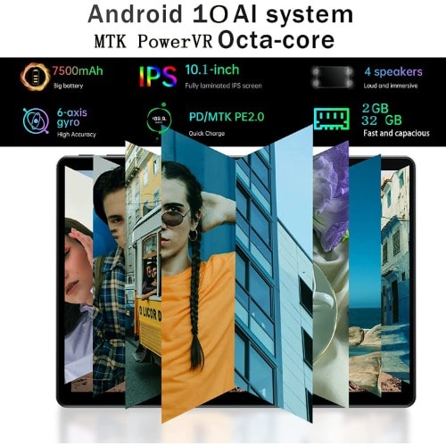 Mtkenn-A608-Pad Ultra Slim-10.1"-2GB RAM-32GB ROM- 64bit Octa -core 4glte Hd Ips Dual Sim Gps Andro