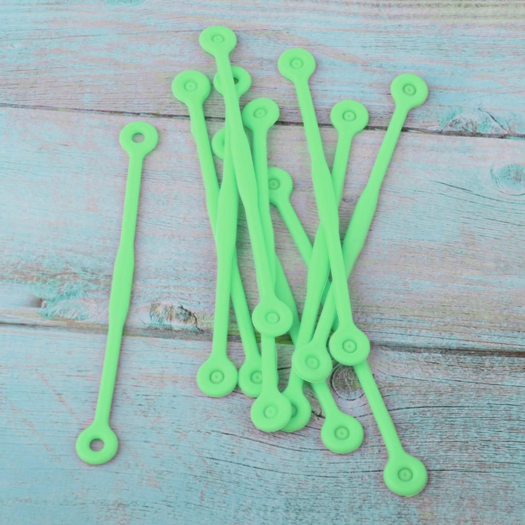 10pcs Tennis Squash Racket Vibration Dampeners Shock Green