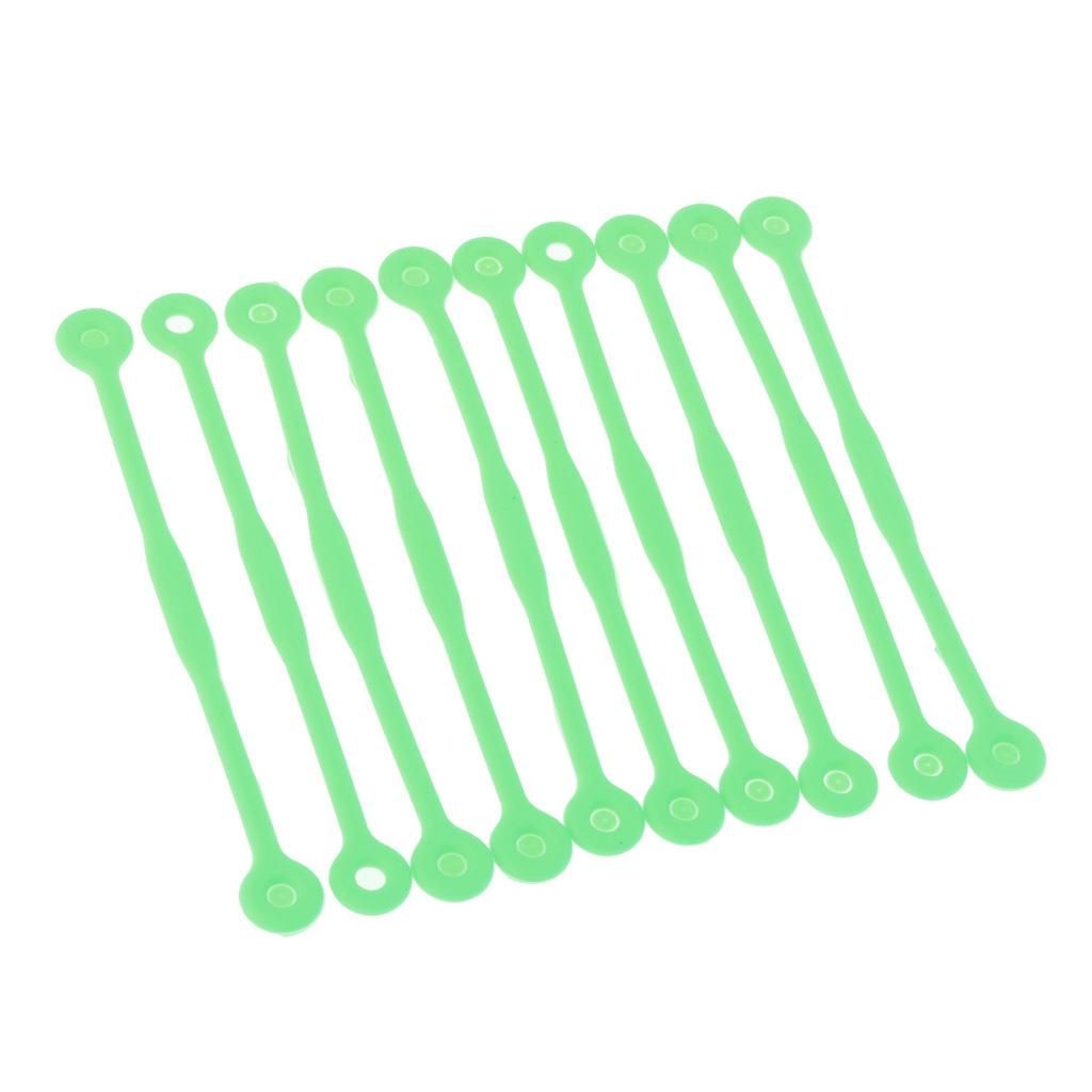 10pcs Tennis Squash Racket Vibration Dampeners Shock Green