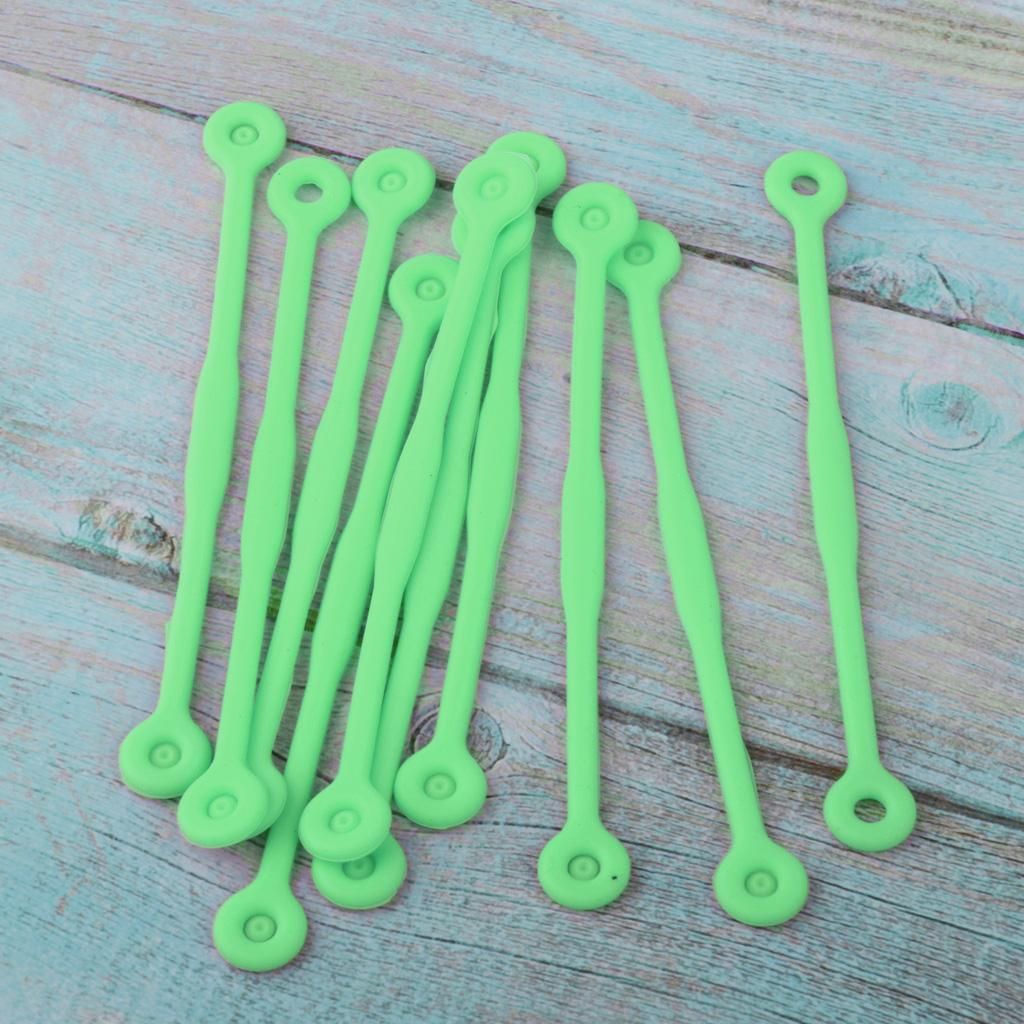 10pcs Tennis Squash Racket Vibration Dampeners Shock Green