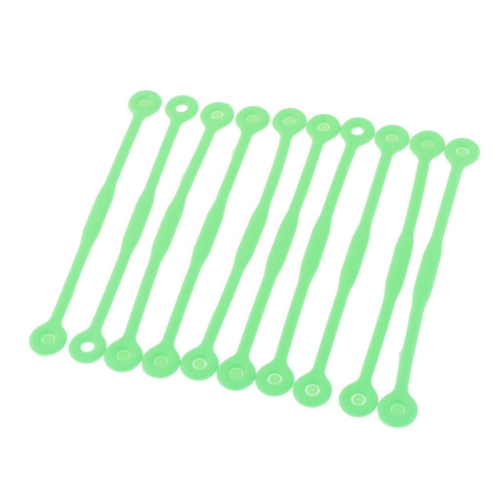 10pcs Tennis Squash Racket Vibration Dampeners Shock Green
