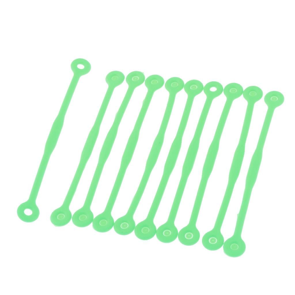 10pcs Tennis Squash Racket Vibration Dampeners Shock Green