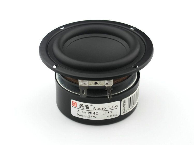 Home For Sounderlink Subwoofer Monitor Ohm Theater 25W Audio 8Ohm Bass Labs DIY Driver 4 Speaker Woofer PC 1 3'' Audio Raw