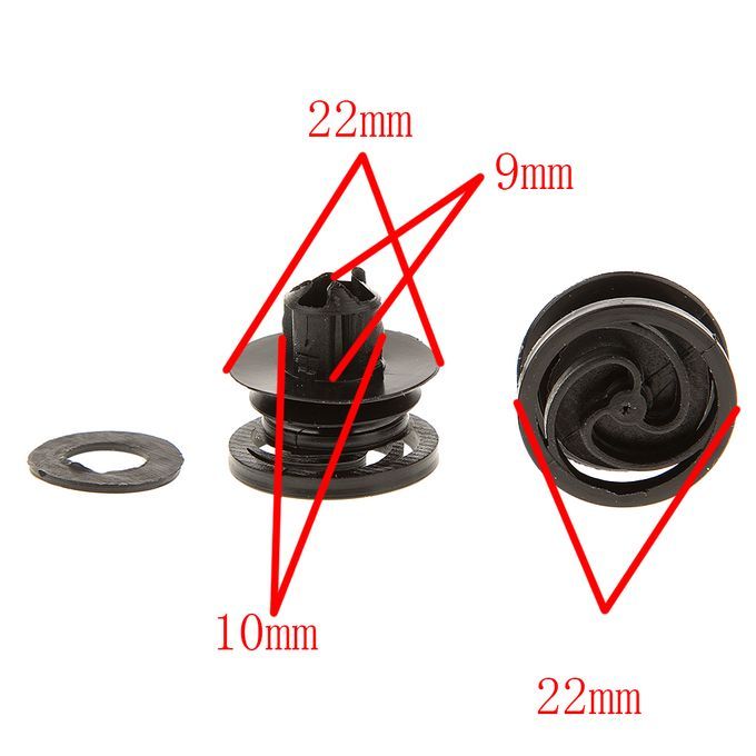Pack Of 20 Door Panel Clips Fastener Retainer For 98-on VW Passat