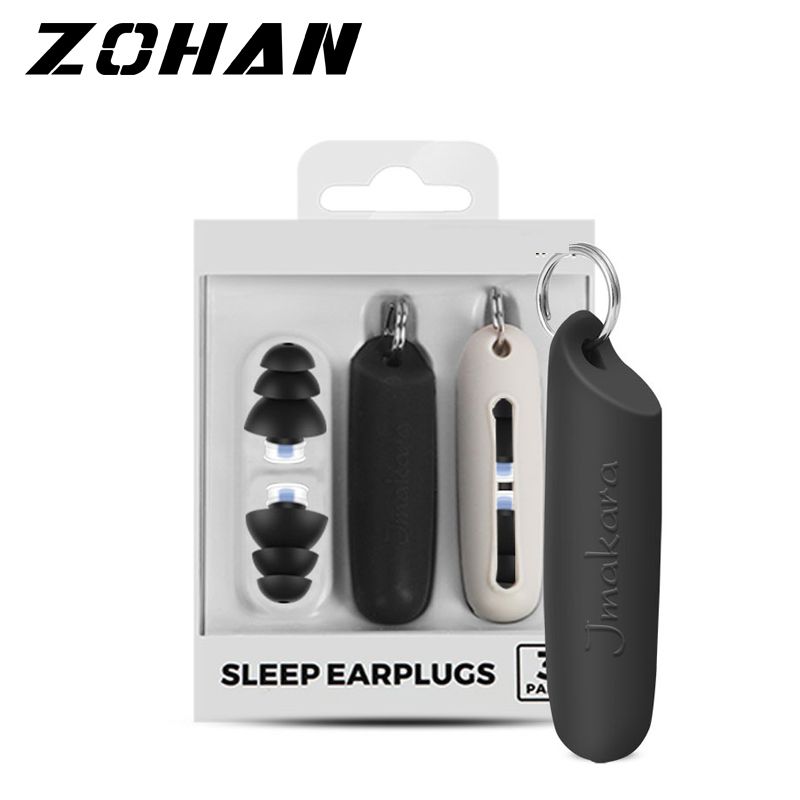 ZOHAN 3pairs Ear Protector Anti-noise Earplugs Ear Saver