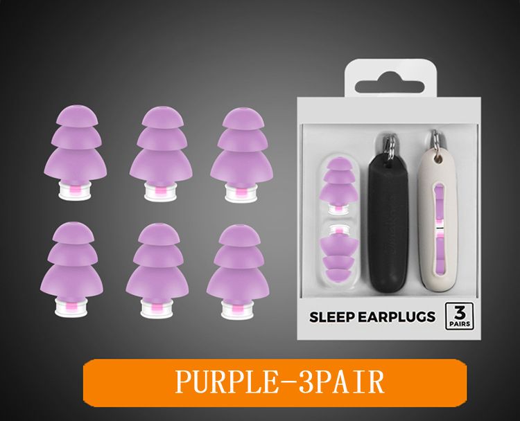 ZOHAN 3pairs Ear Protector Anti-noise Earplugs Ear Saver