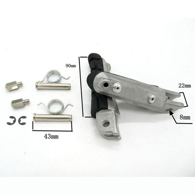 Pair Front Footrests Foot Peg Rests For HONDA CBR Pedal VTR1000 XL1000