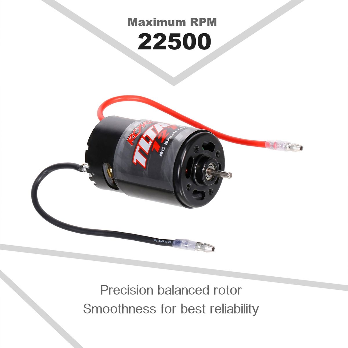60A ESC High Strength Brushed ESC Motor Black