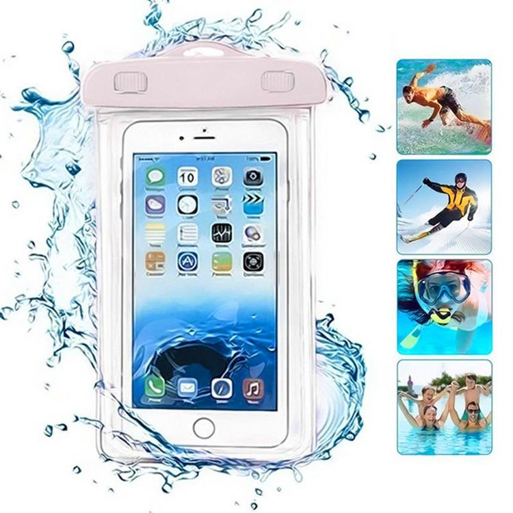 Beach Phone Bag Luminous Waterproof Pouch Swimming Gadget